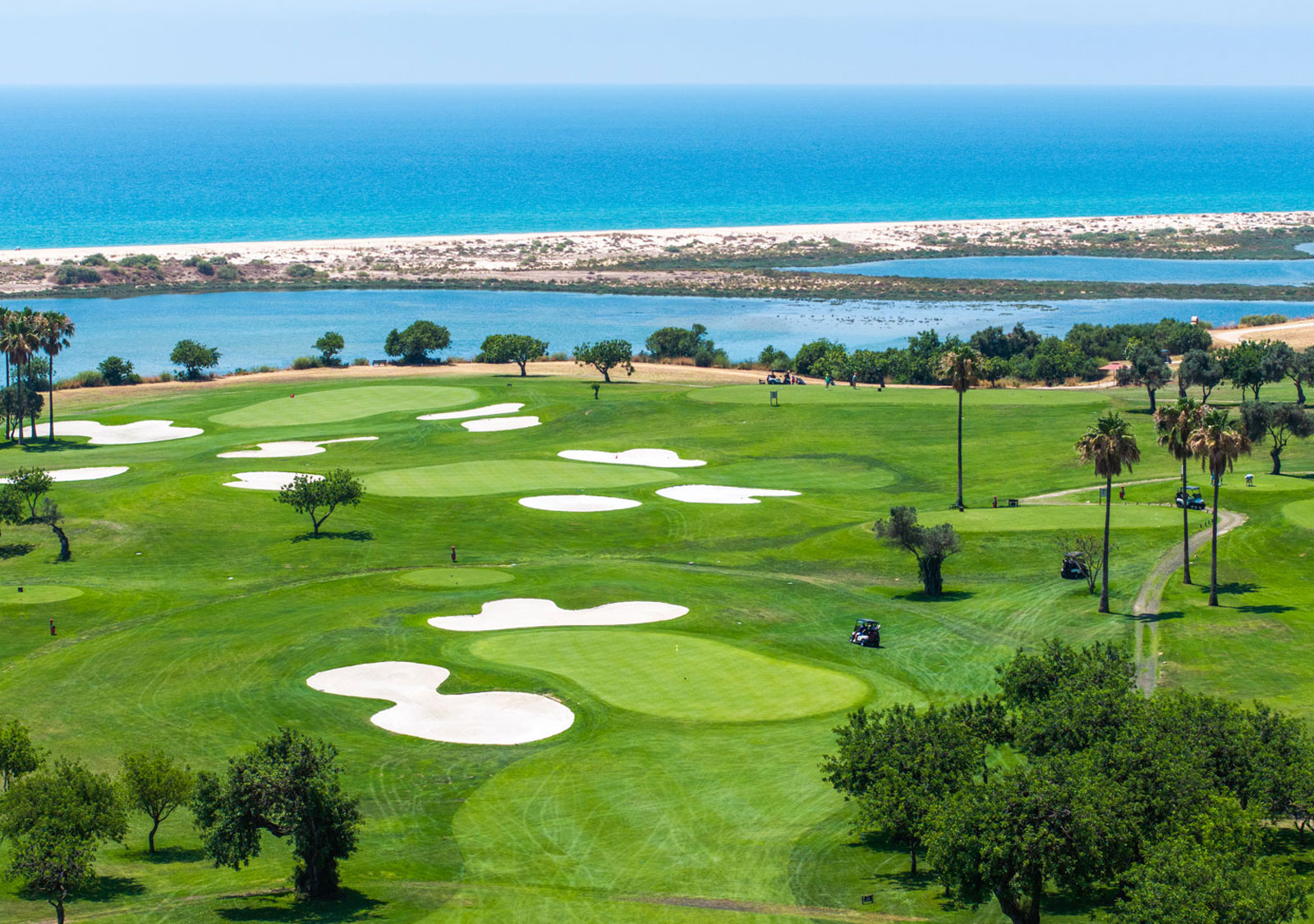 Golfplatz an der Algarve, Portugal
